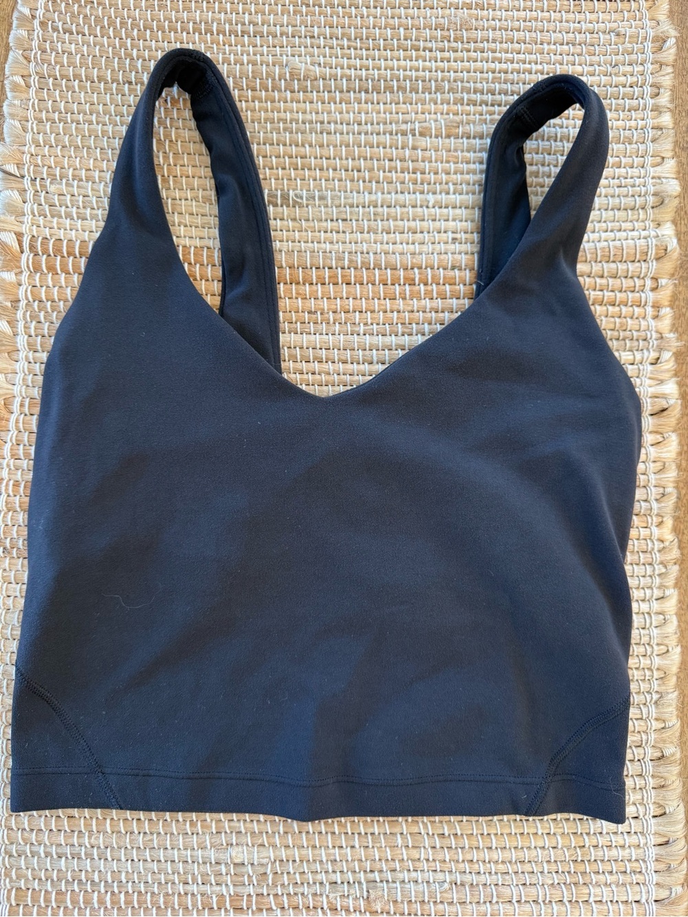 lululemon athletica Black V-Neck Align Tank